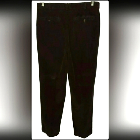 Eddie Bauer Pants Mens 36x34 Eddie Bauer Cords Dark Brown Pleated